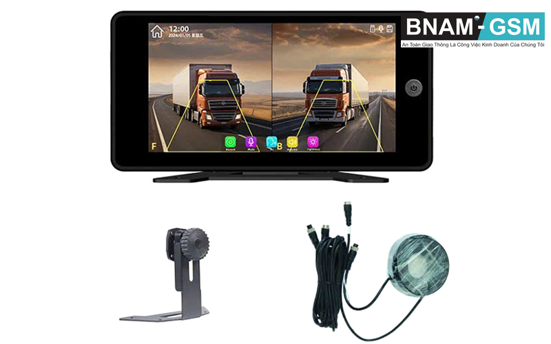 CAMERA HÀNH TRÌNH GTS7-2C 7 INCH - CAMERA HÀNH TRÌNH BNAM GSM - 1